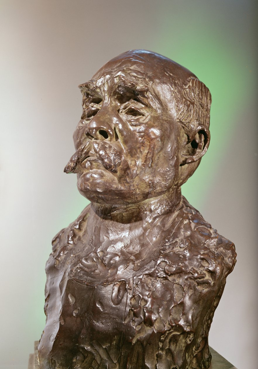 Byst av Georges Clemenceau, 1911 (brons) av Auguste Rodin