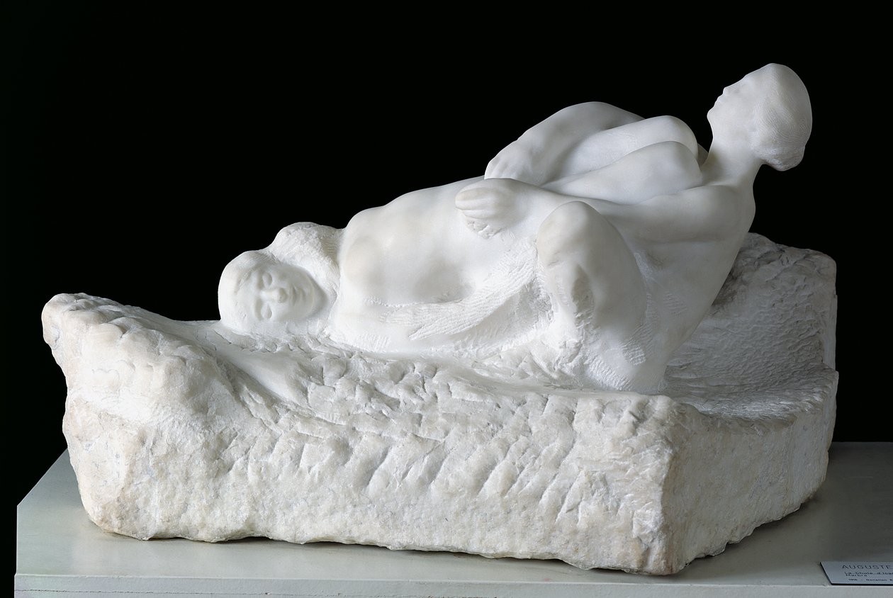 Ikaros faller, före 1910 (marmor) av Auguste Rodin