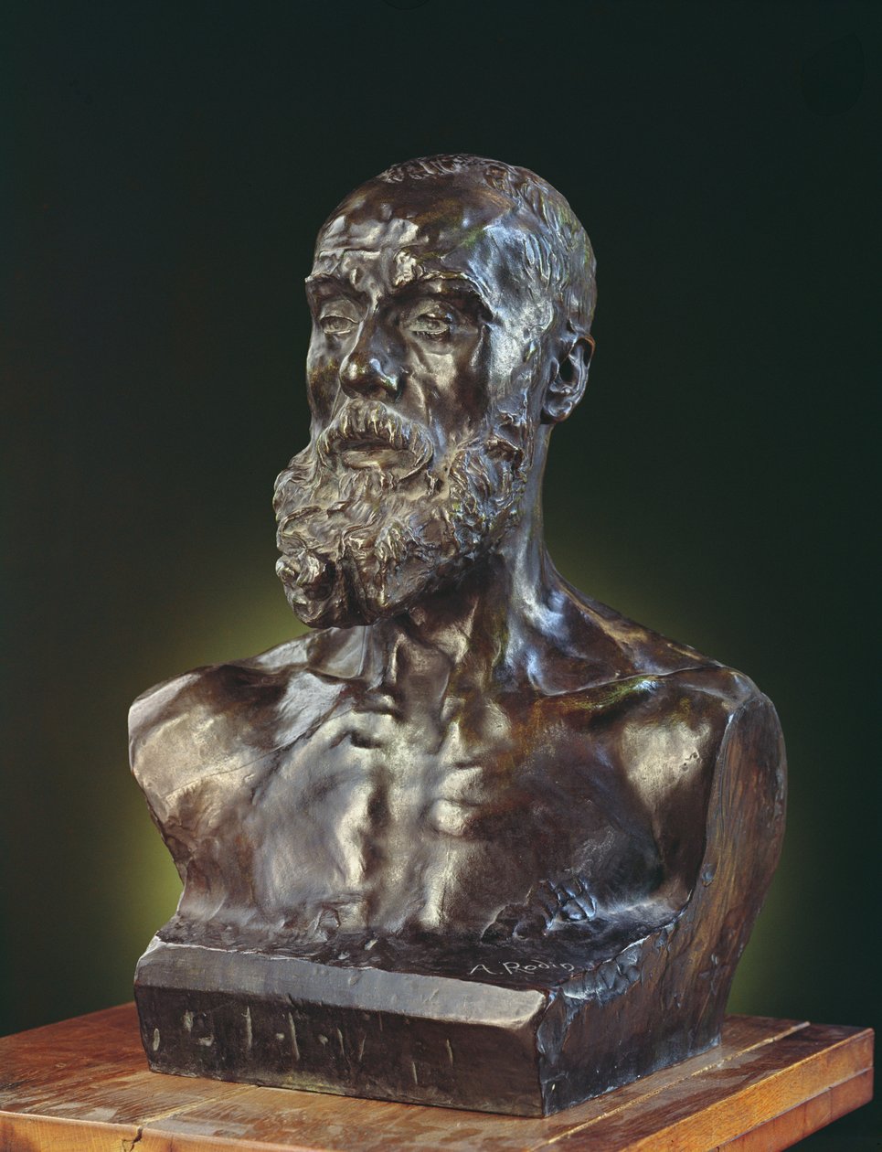 Jean-Paul Laurens, 1881 (brons) av Auguste Rodin