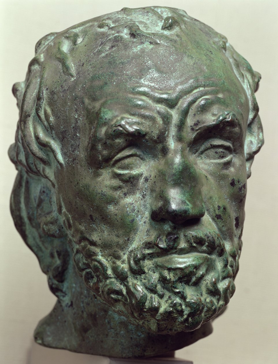 Man med bruten näsa, 1863-64 (brons) av Auguste Rodin