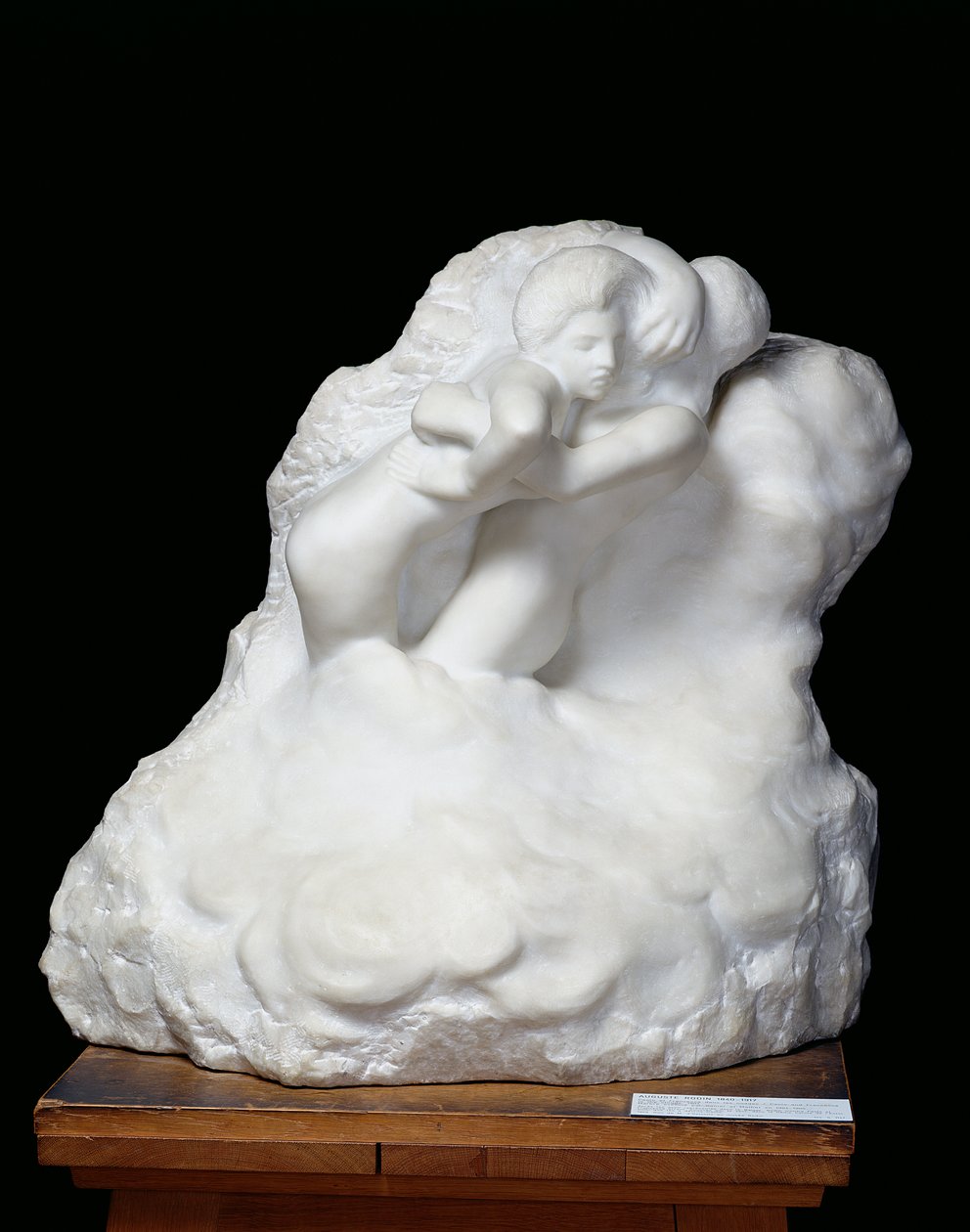 Paolo och Francesca i molnen, 1904 (marmor) av Auguste Rodin