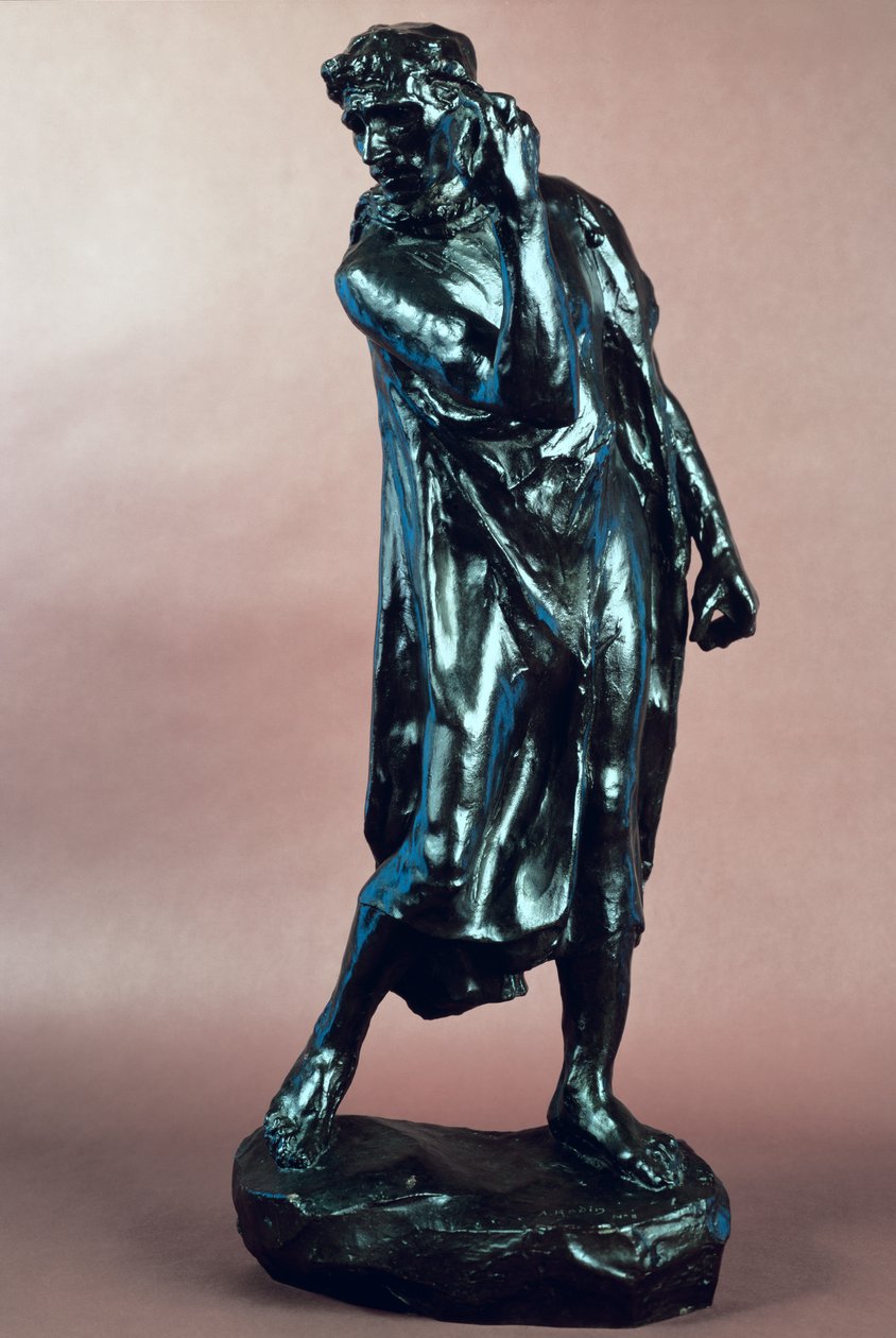 Studie för Pierre de Wissant, från Calais borgare, ca 1905-10 (brons) av Auguste Rodin