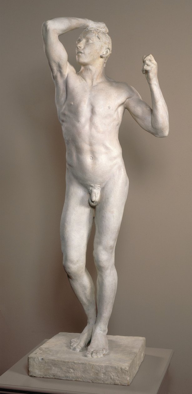 Bronsåldern, modell 1875-1876, gjuten 1898 (gips) av Auguste Rodin