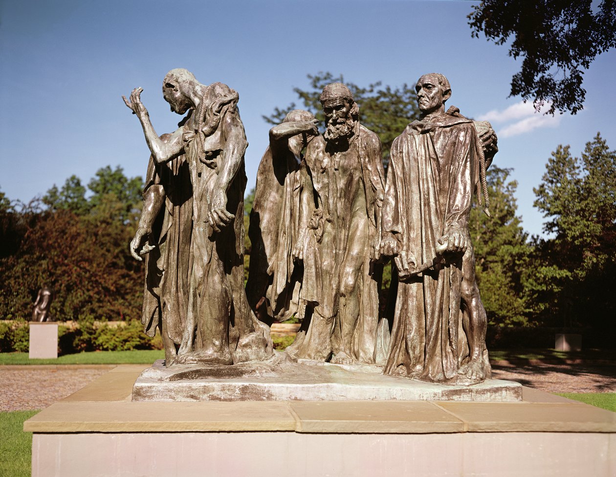Borgarna i Calais (brons) av Auguste Rodin