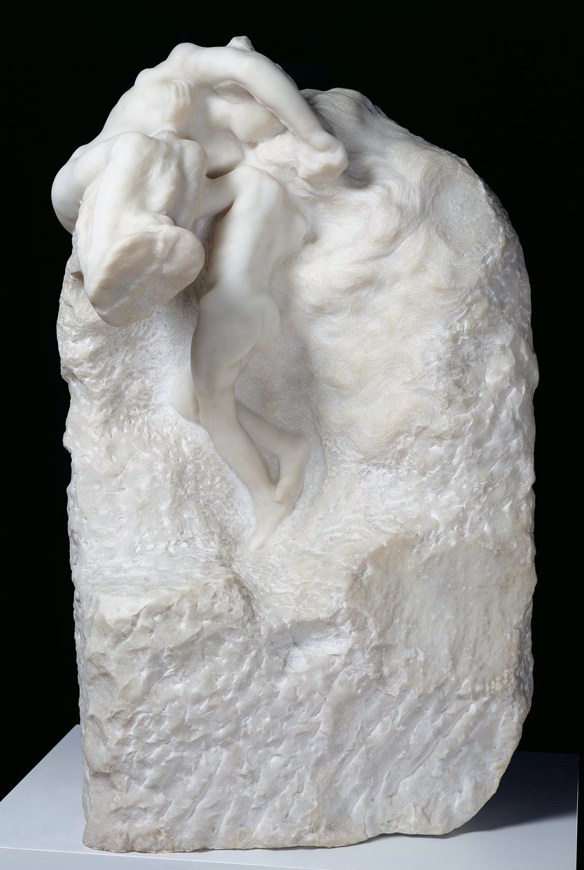Jorden och månen, 1899 (marmor) av Auguste Rodin