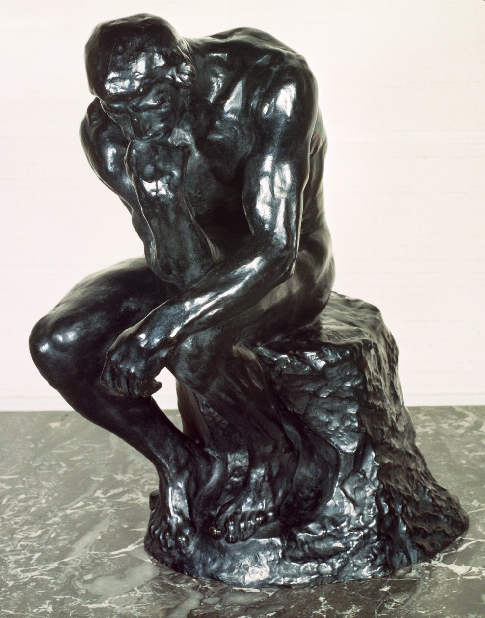 Tänkaren, 1880 (brons) (se även 116461) av Auguste Rodin