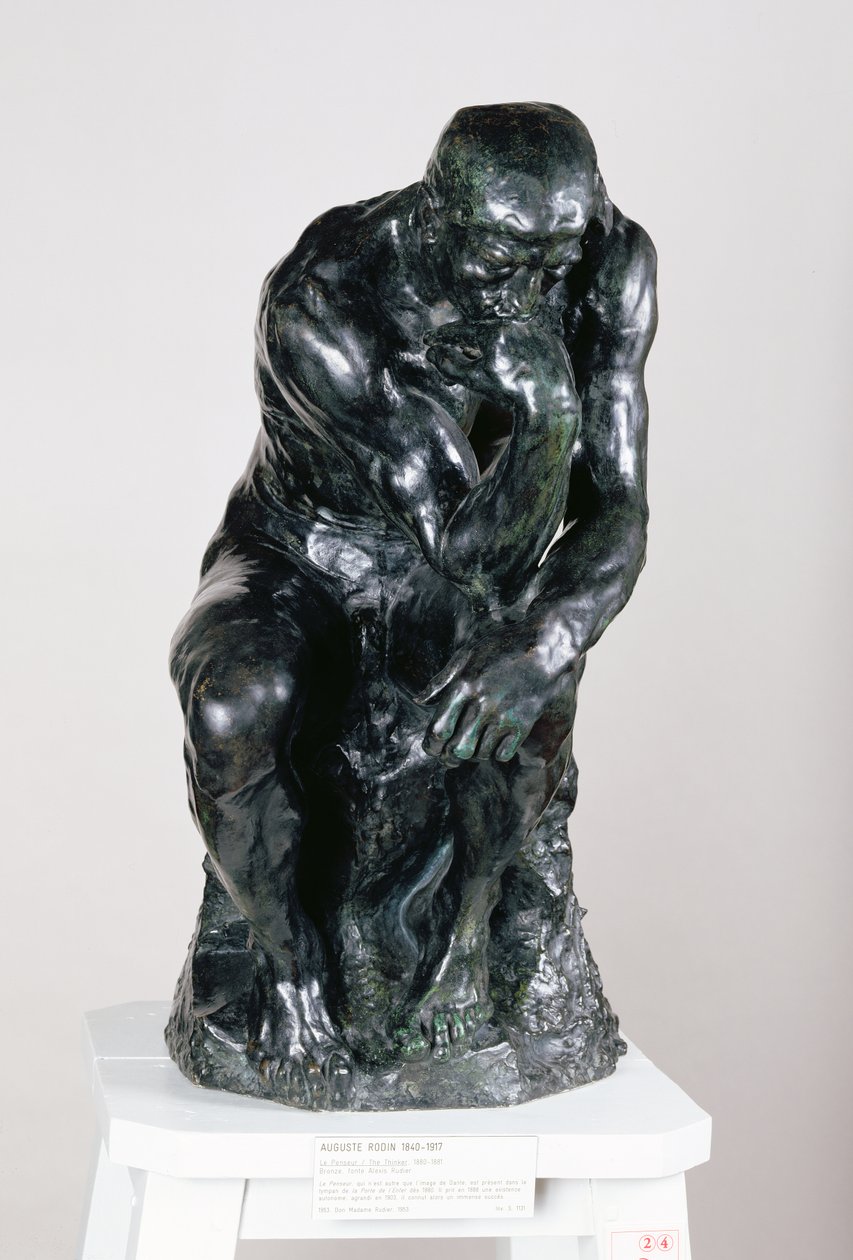 Tänkaren, 1880 (brons) (se även 116464, 158431) av Auguste Rodin