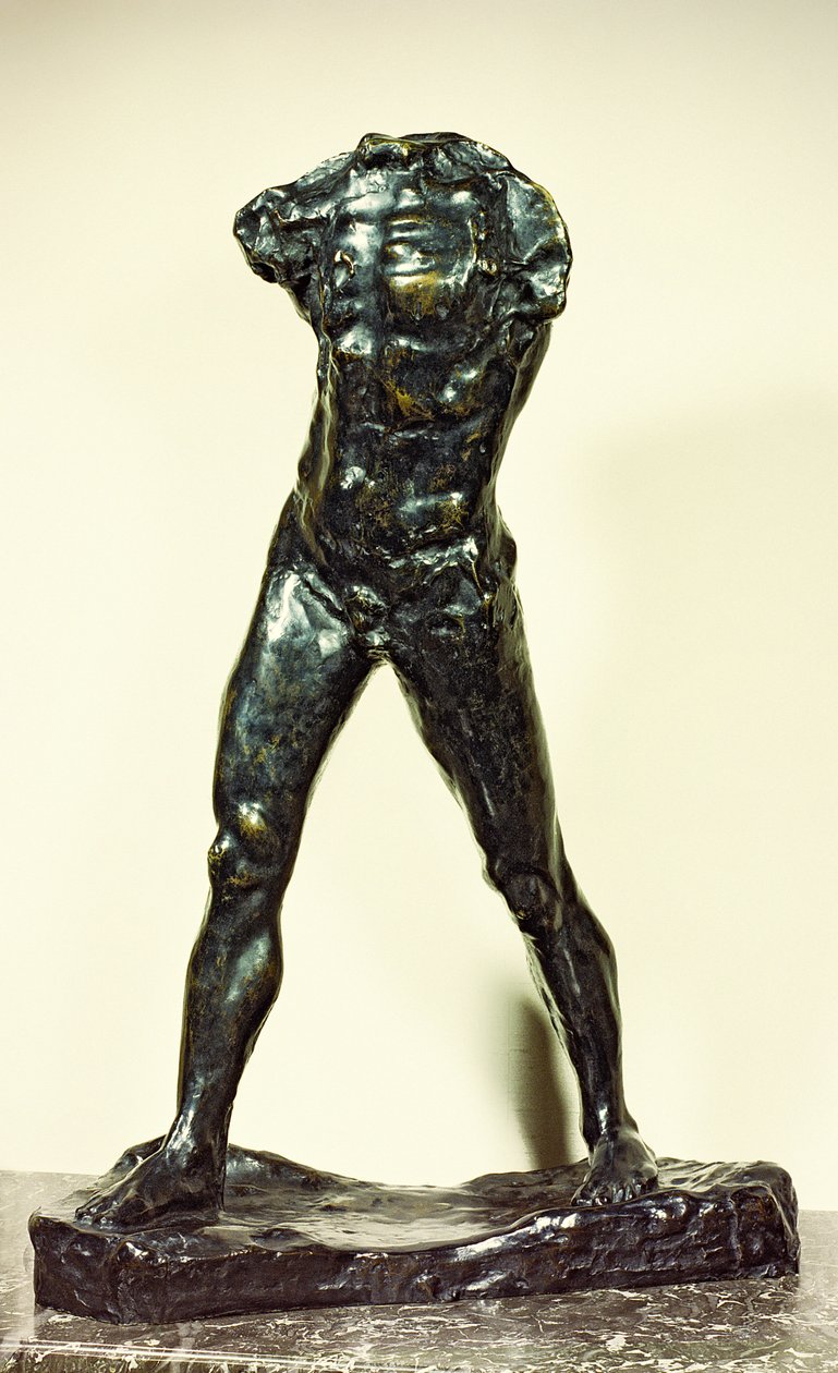 Den vandrande mannen, 1877 (brons) av Auguste Rodin