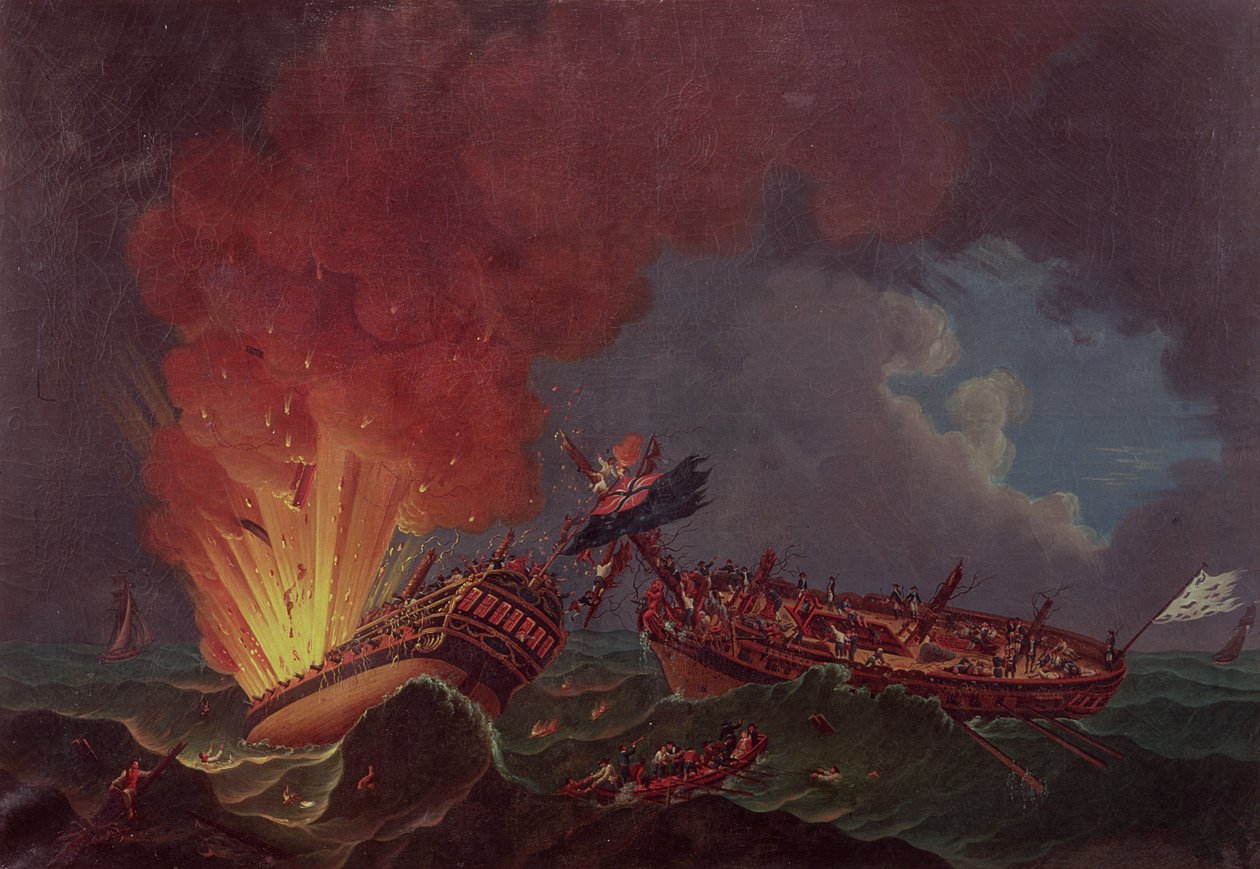 Ushirikiano kati ya Quebec na Surveillante (nakala ya 1789) av Auguste Rossel De Cercy