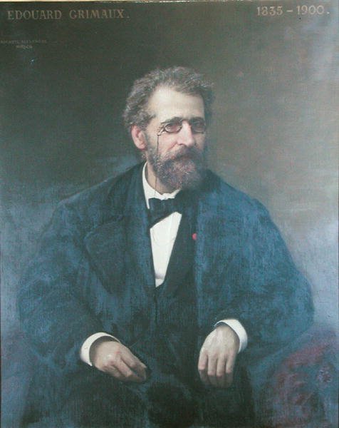 Edouard Grimaux (1835-1900) (olja på duk) av Auguste Alexandre Hirsch