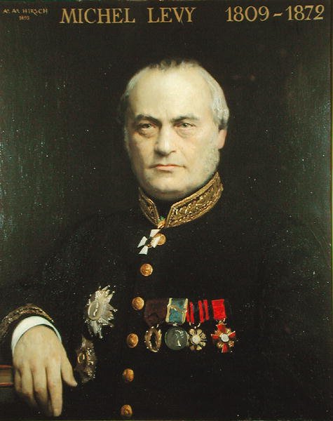 Michel Levy (1809-72) 1893 (olja på duk) av Auguste Alexandre Hirsch