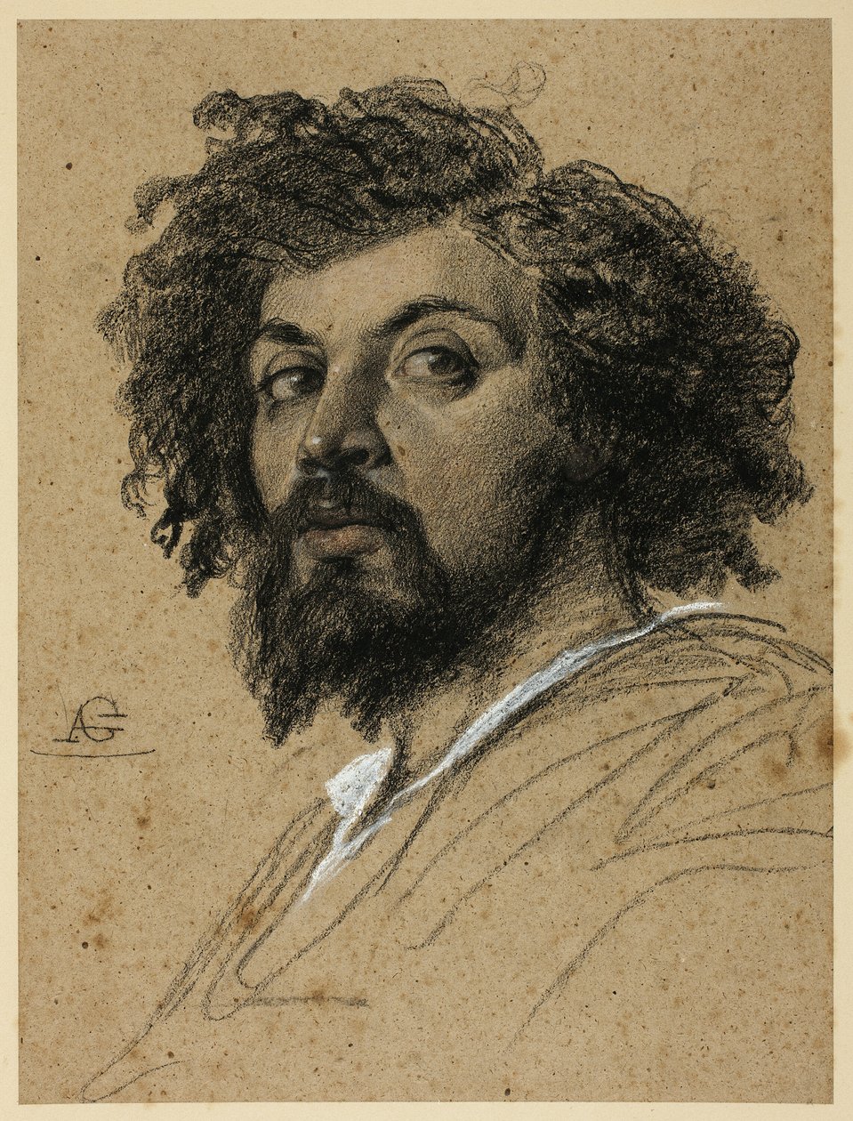Självporträtt av Auguste Barthelemy Glaize