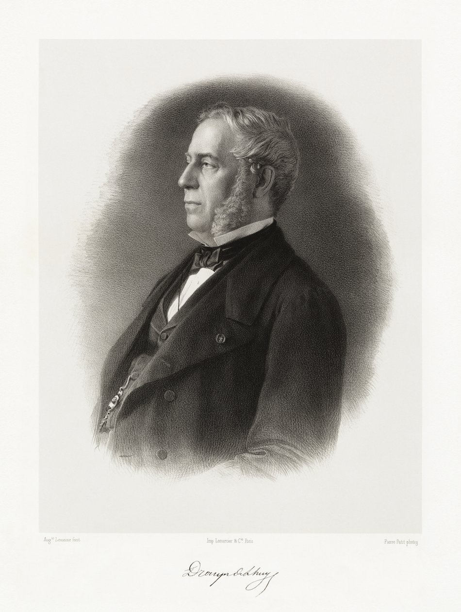 Edouard Drouyn de Lhuys av Auguste Charles Lemoine