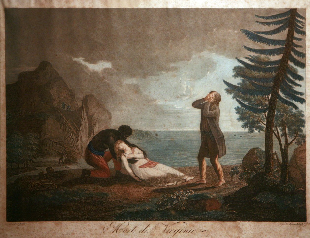 Virginie-Augustin Legrands död mg 8537 av Auguste Claude Simon Legrand
