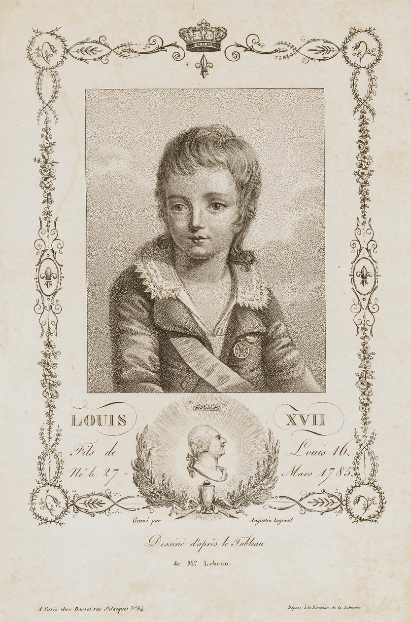 Ludvig XVII av Auguste Claude Simon Legrand