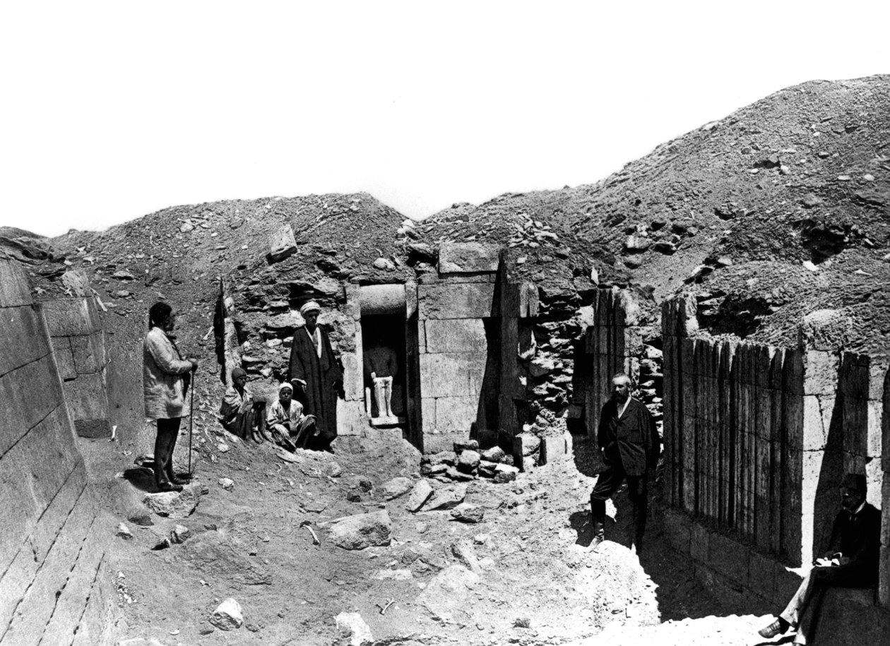 Memphis Saqqara, Egypten, 1893 av Auguste Edouard Mariette