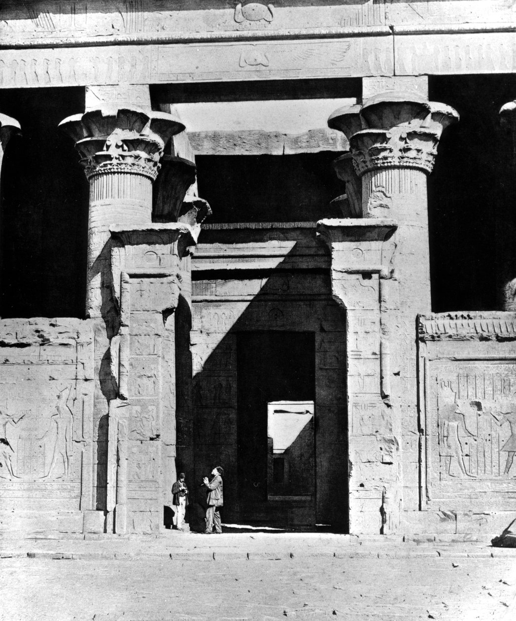 Temple Edfu, Egypten, 1893 av Auguste Edouard Mariette