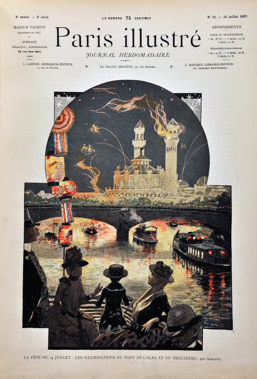 Högtiden den 14 juli av Auguste Francois Gorguet
