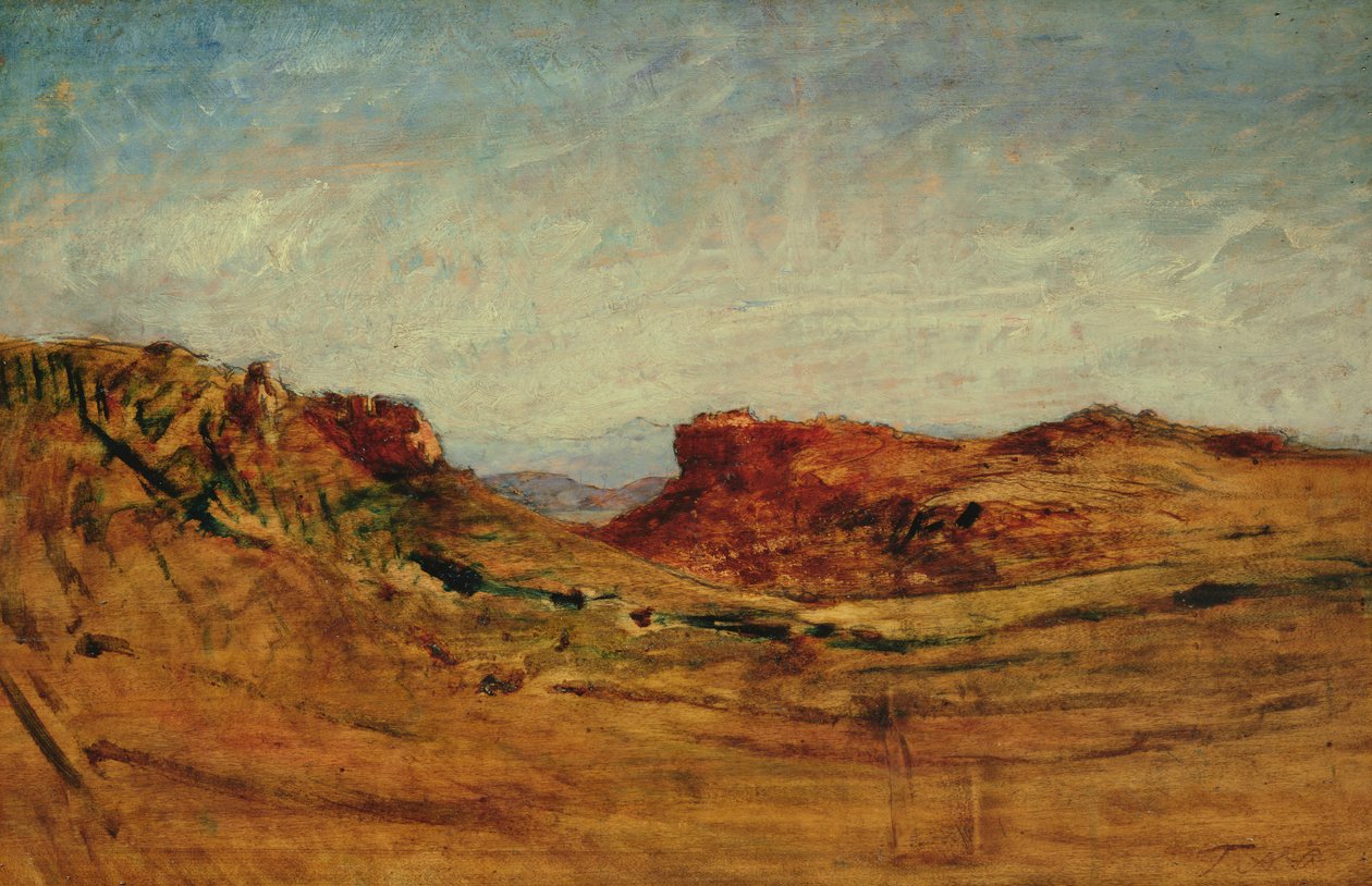 landscape wed av Auguste Francois Ravier