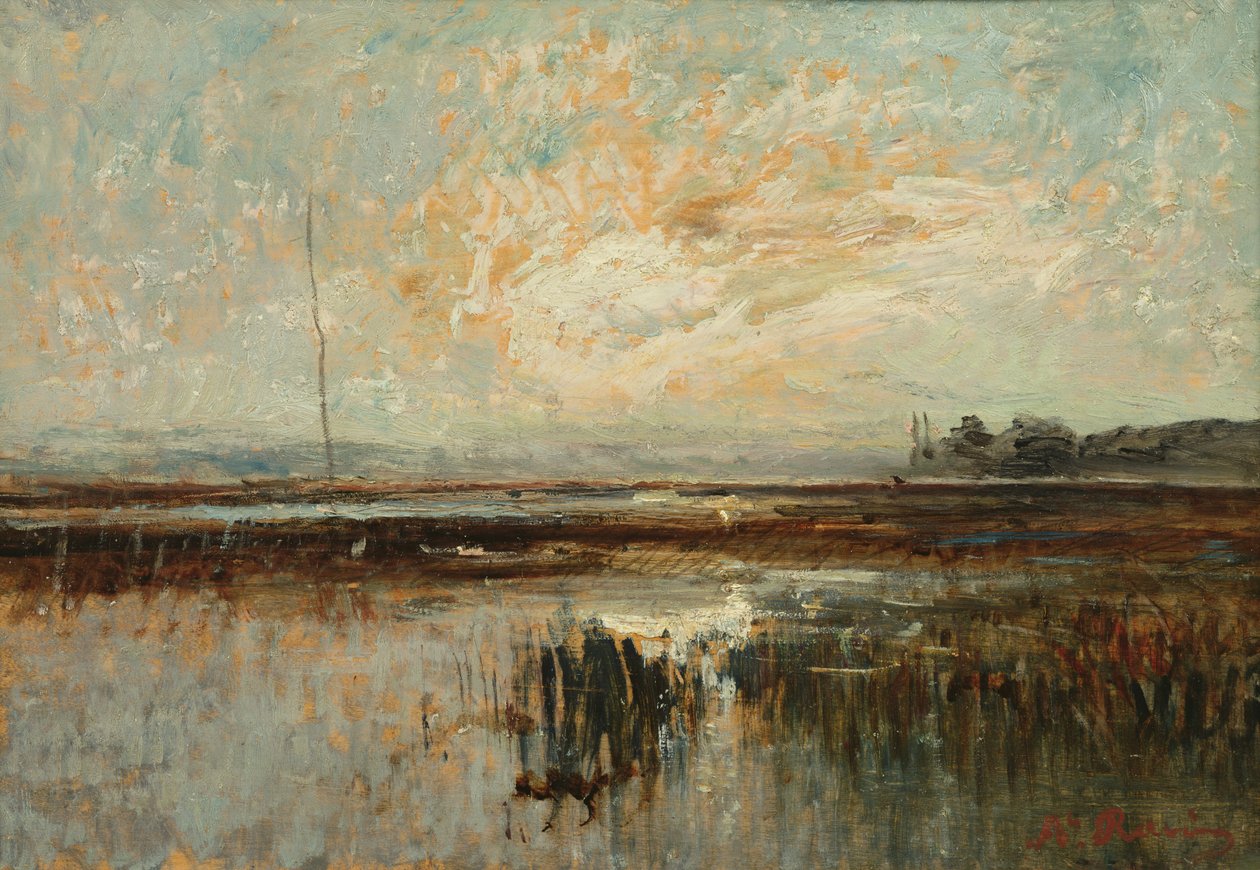 Alevas damm, Morestel av Auguste Francois Ravier
