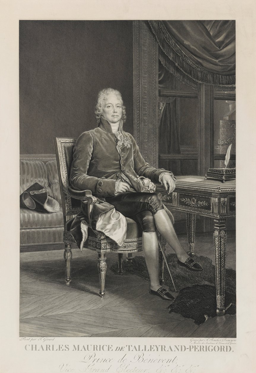 Charles Maurice de Talleyrand-Périgord av Auguste Gaspard Louis Desnoyers