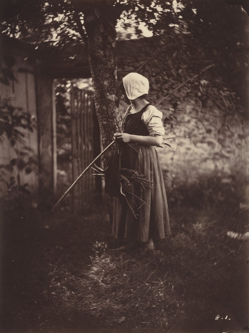 Bonde,ca. 1870 (foto) av Auguste Giraudon