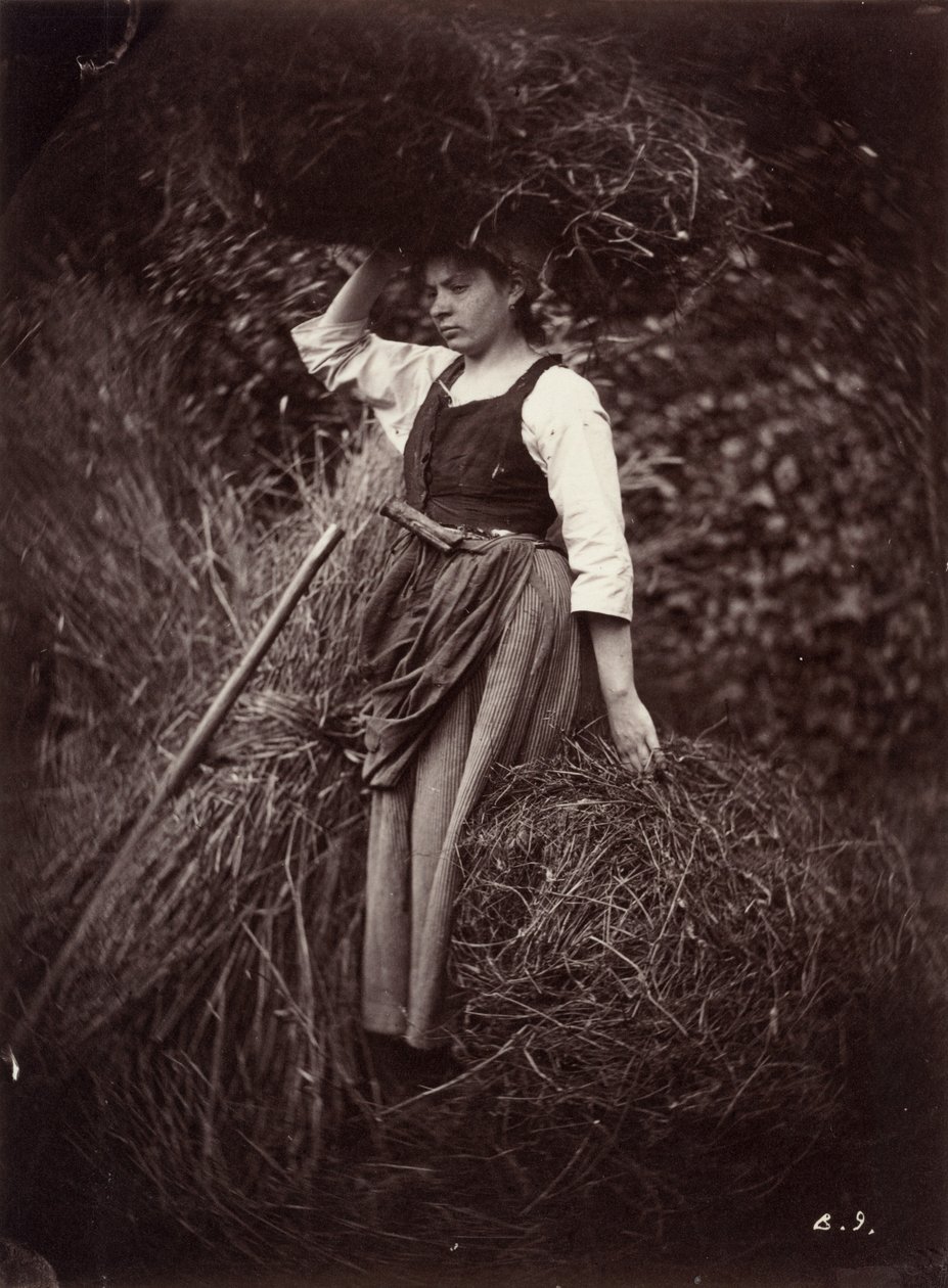 Bonde,ca. 1870 (foto) av Auguste Giraudon