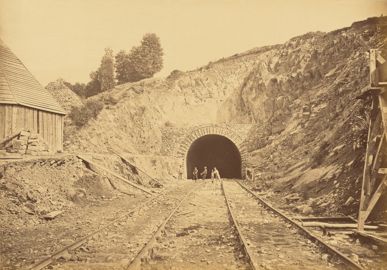 Ingång till Souterrain de Sauvage, Côté de Paris av Auguste Hippolyte Collard