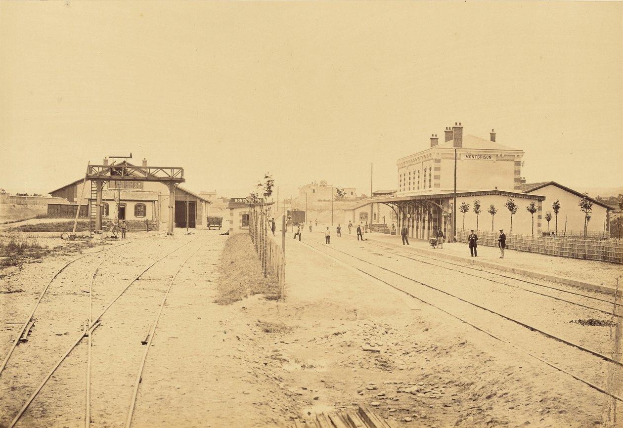 Montbrison station av Auguste Hippolyte Collard