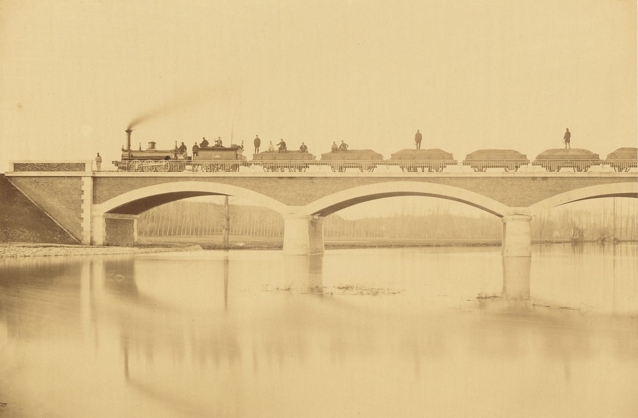 Linje från Villenueve-Saint-Georges till Montargis, Viadukt över Loing (nära Montargis) av Auguste Hippolyte Collard