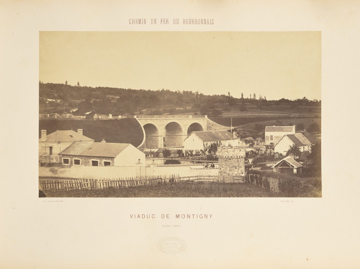 Viadukten i Montigny av Auguste Hippolyte Collard