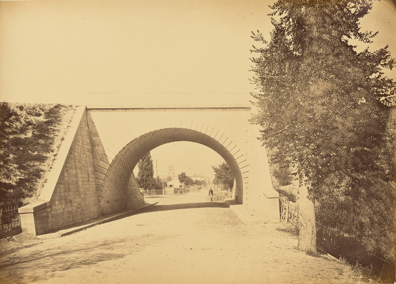 Viadukt på Route de Lyon à Montbrison i Montbrison av Auguste Hippolyte Collard
