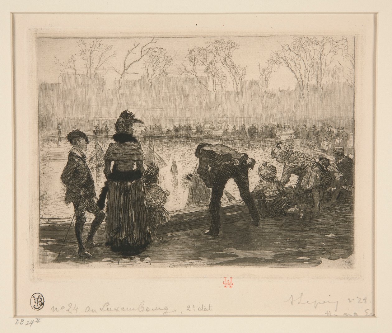 I Luxemburg (I Luxemburg) av Auguste Lepere