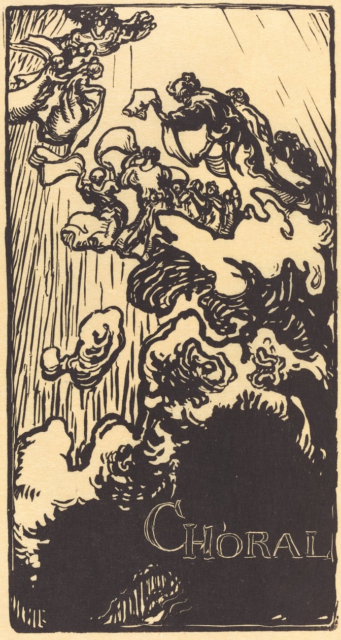 Kör, 1897. av Auguste Lepere