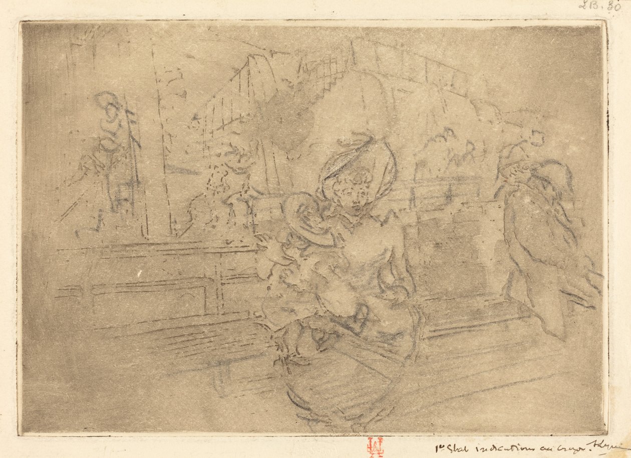 Avgång till Greenwich (Depart pour Greenwich) av Auguste Lepere