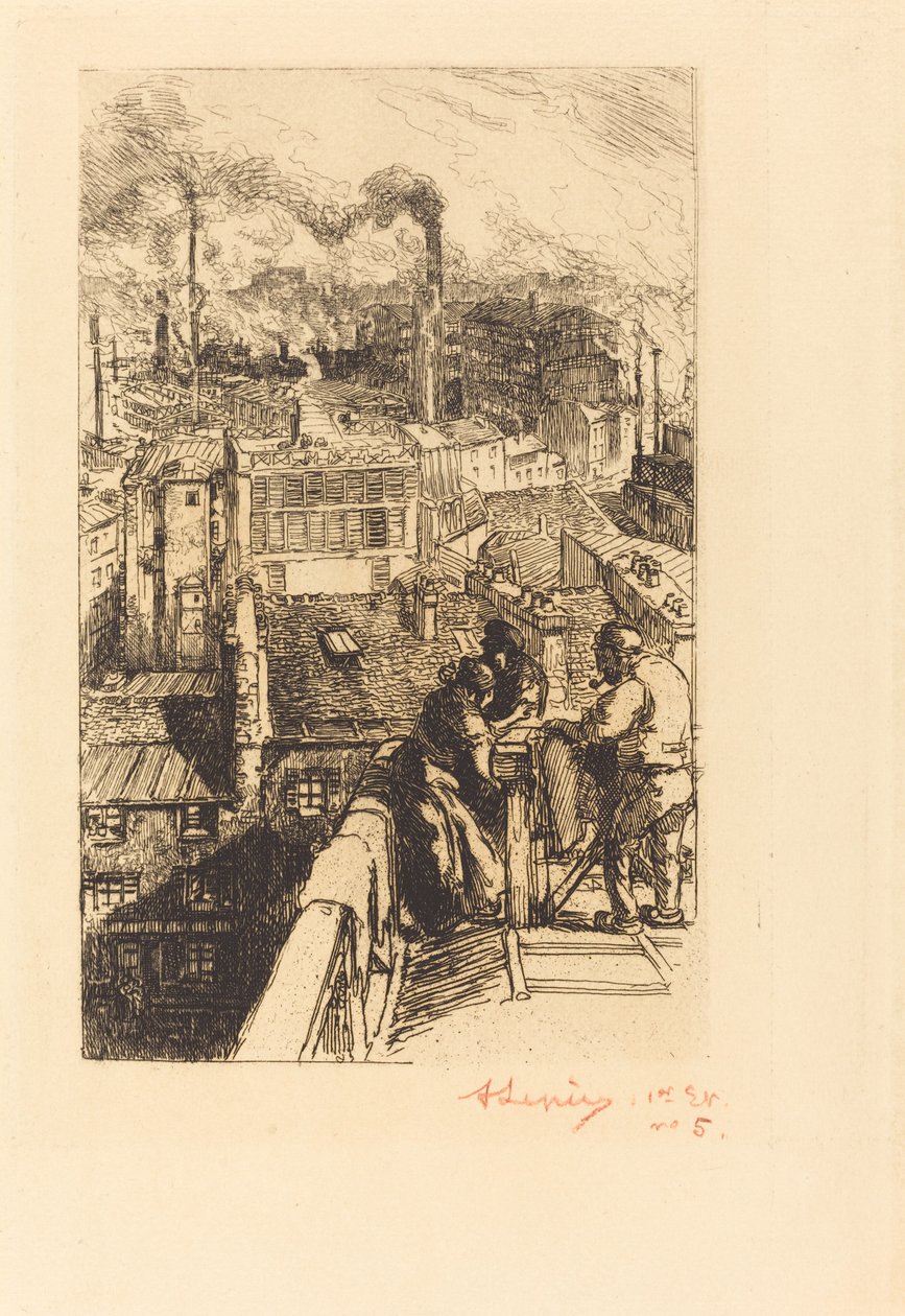 Gobelins Quarter av Auguste Lepere