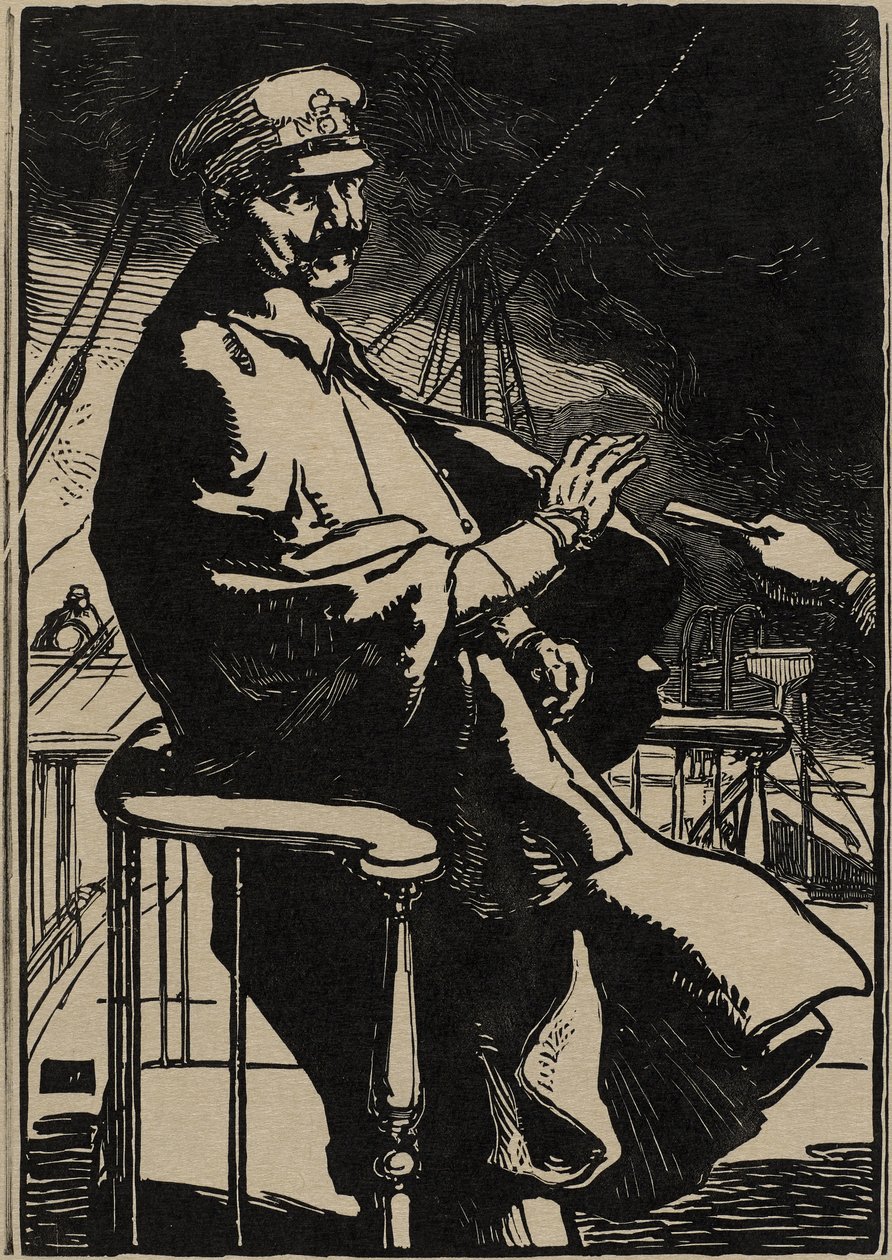 Kejsar William på sin yacht av Auguste Lepere