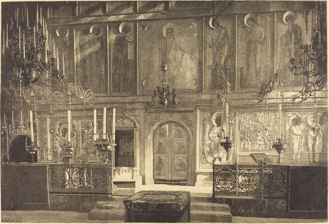 Incestasen av antagandets katedral av Auguste Lepere