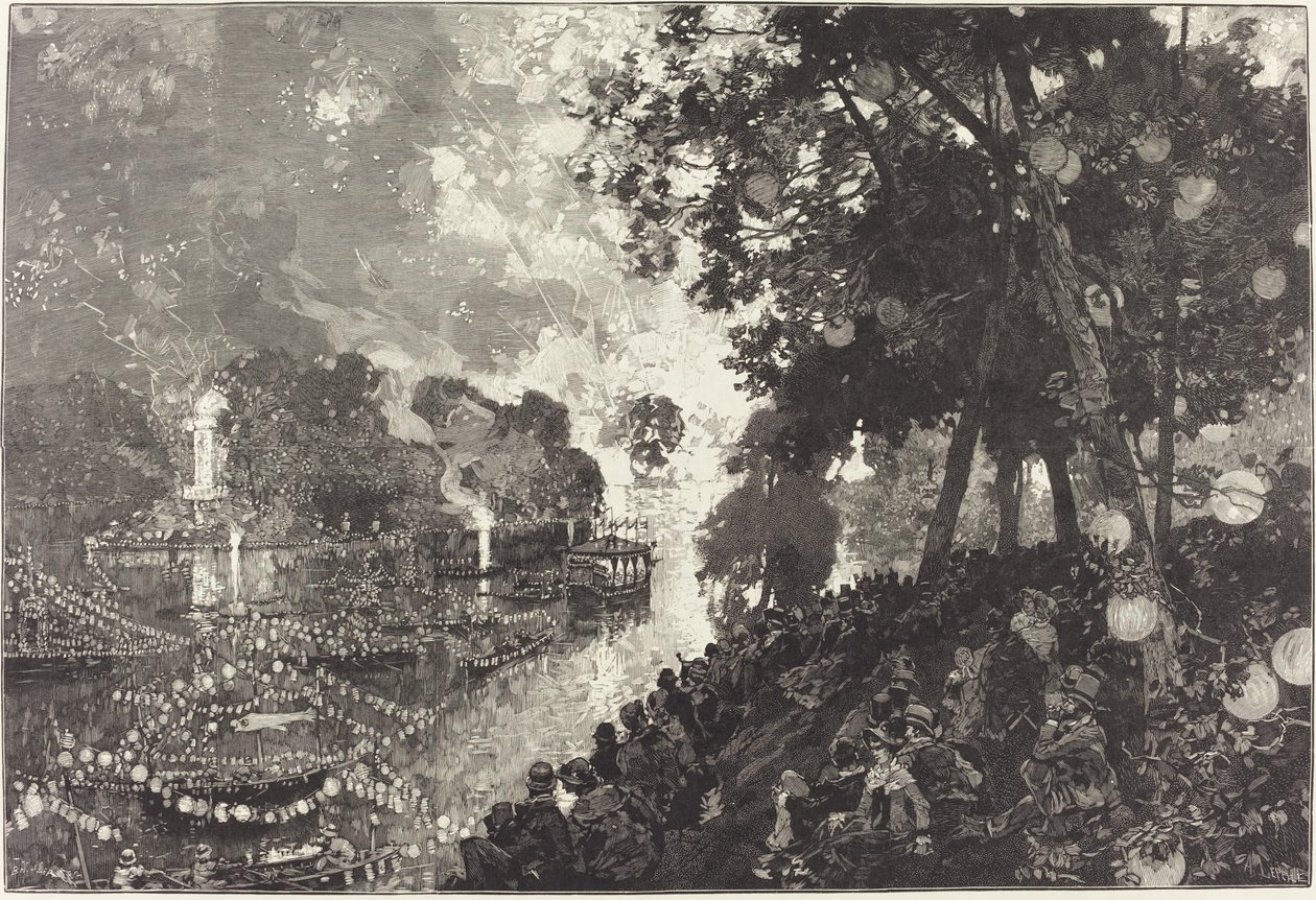 Snö I Paris av Auguste Lepere