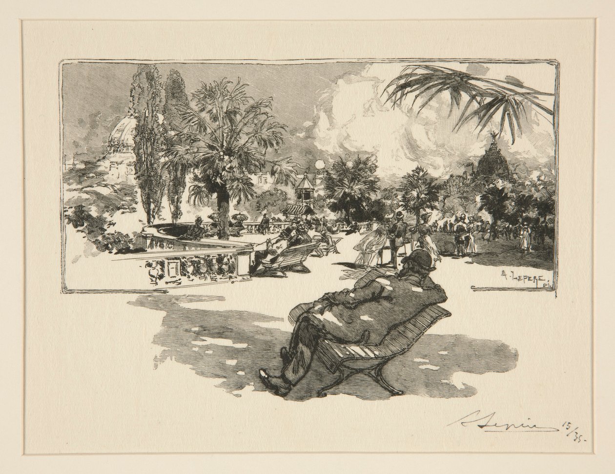 Liberal Arts terrass av Auguste Lepere