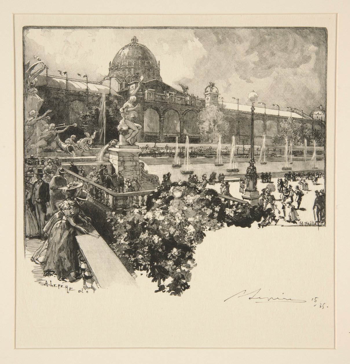 Palace of Liberal Arts, Exteriör av Auguste Lepere