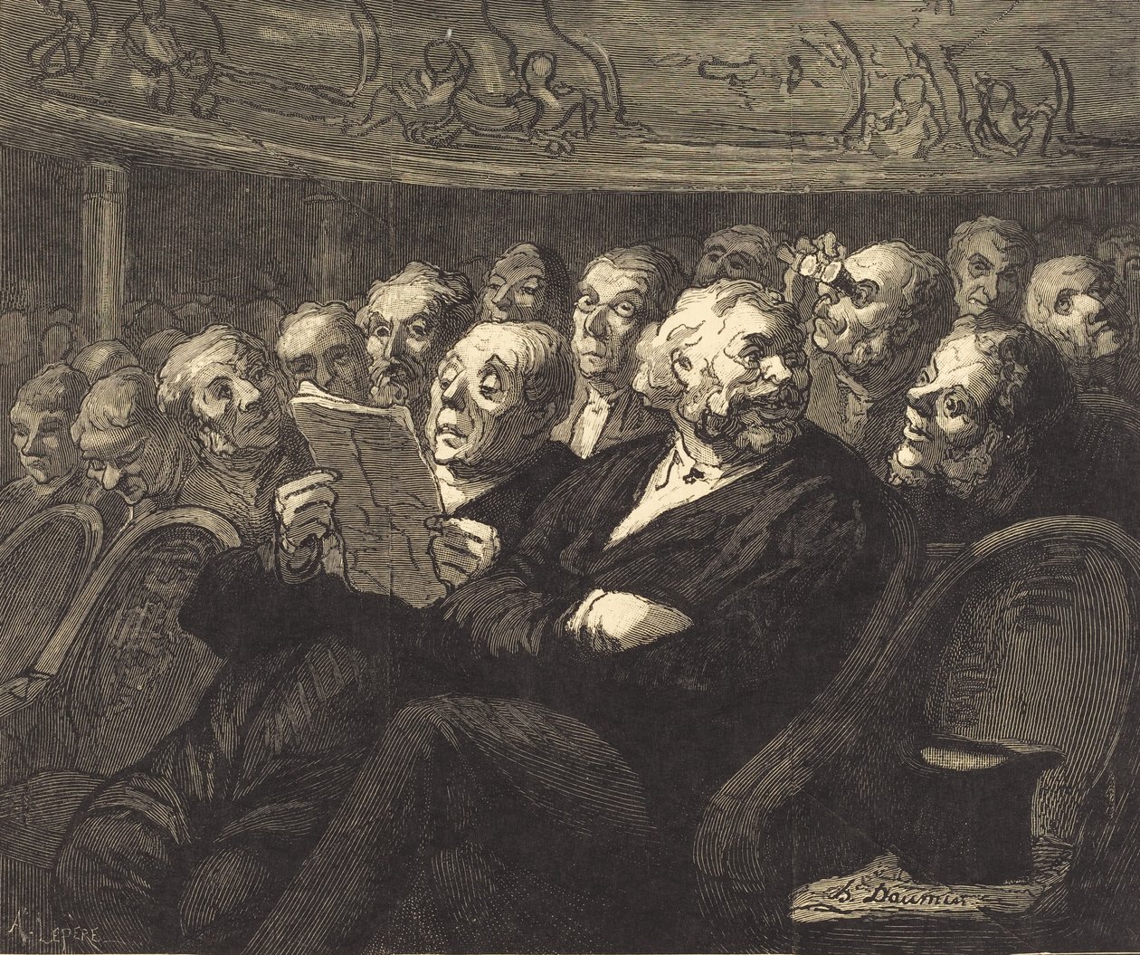 Orkesterplatserna, 1878. av Auguste Lepere