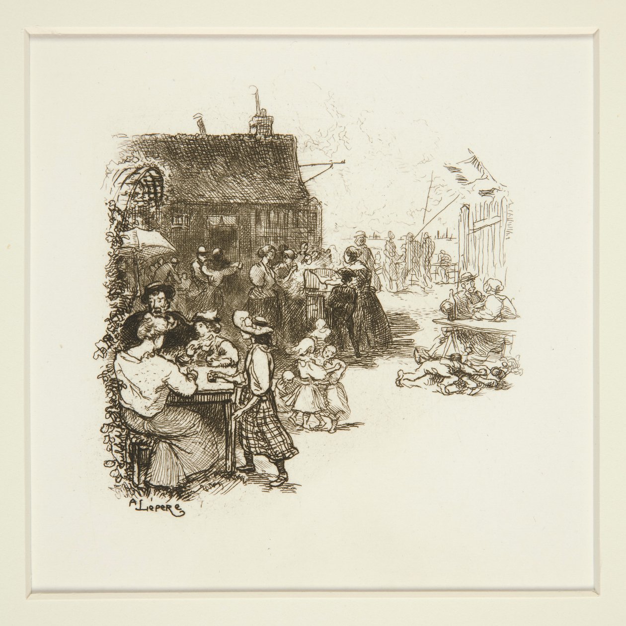 Utomhusfestival av Auguste Lepere