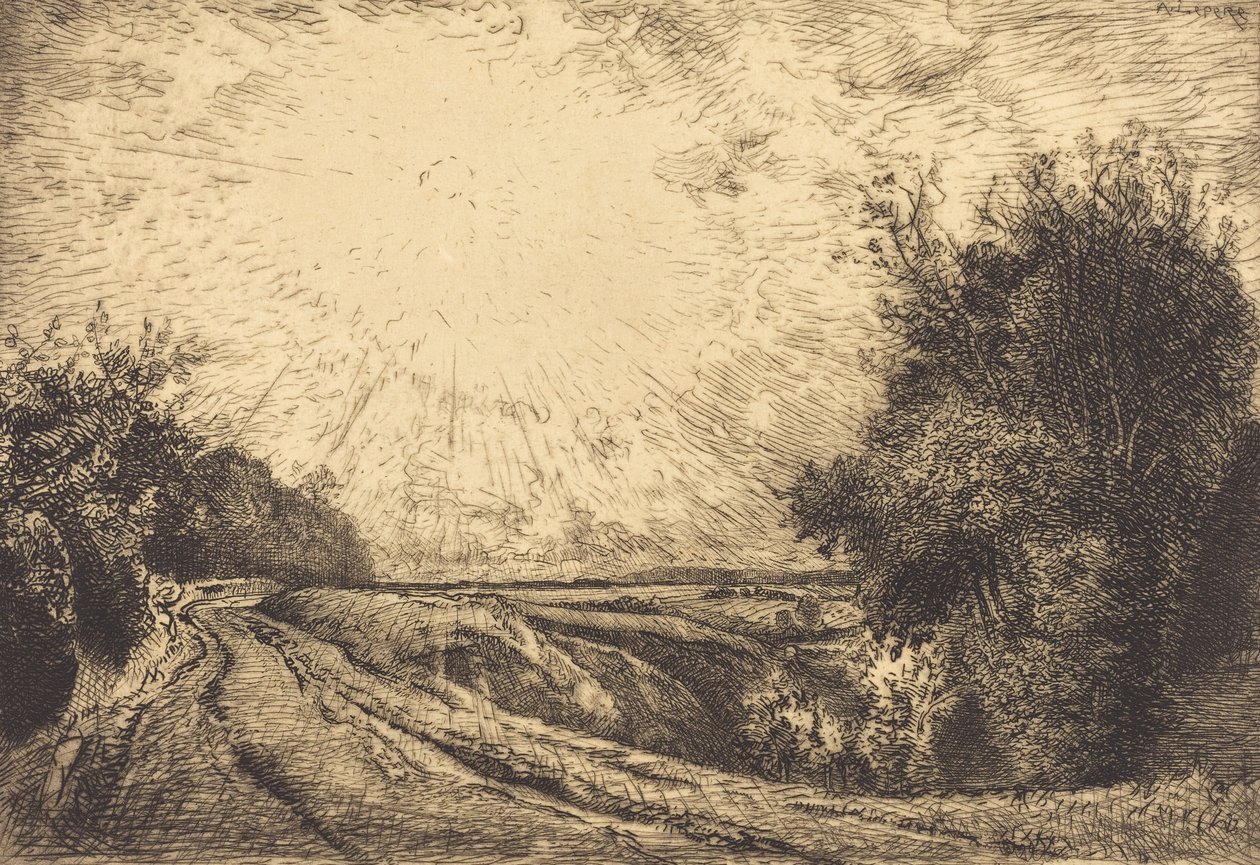 Rutten från La Houssoye, Crevecoeur-le-Grand Rutten från La Houssoye, Crevecoeur, 1913. av Auguste Lepere
