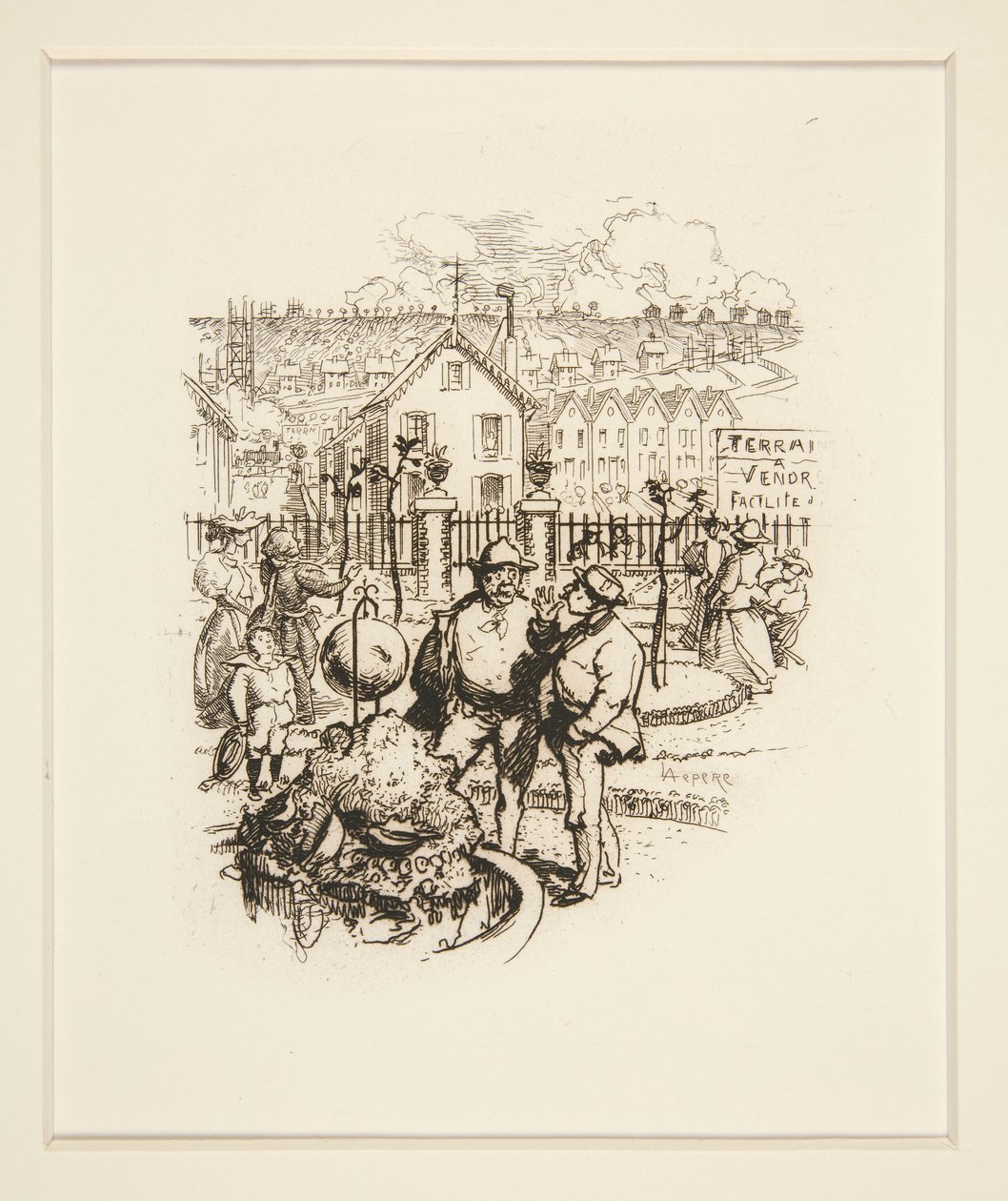 Förortsparken av Auguste Lepere