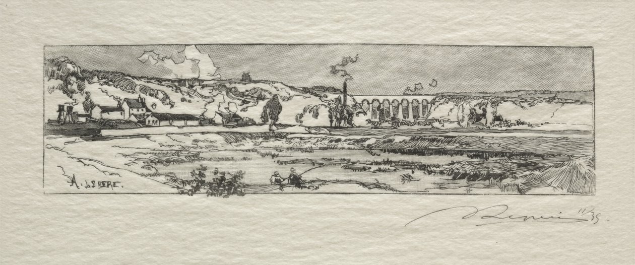 Issy les Moulineaux damm av Auguste Louis Lepère