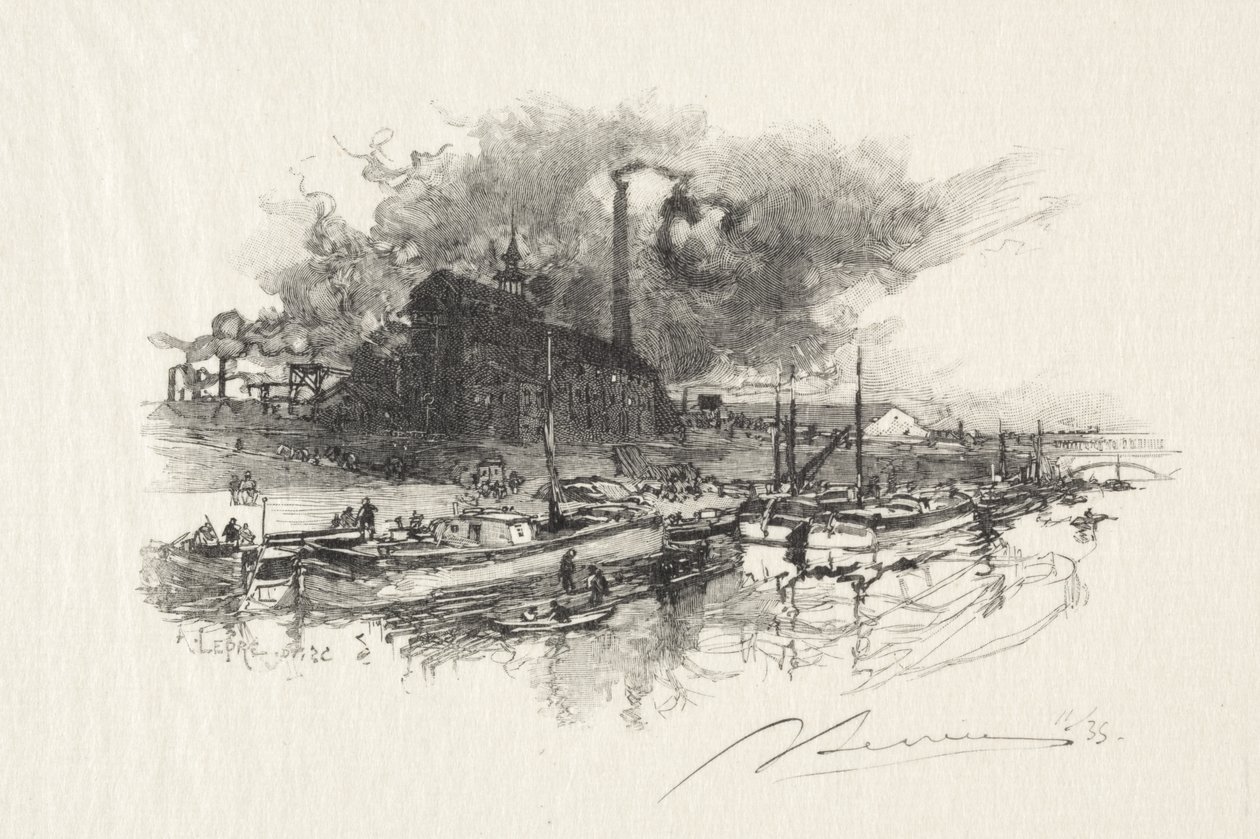 Bleka av Auguste Louis Lepère