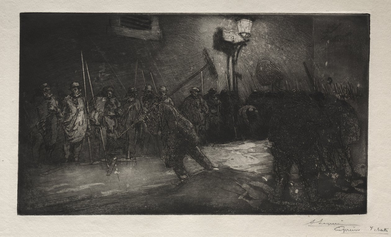 Call of the Night Sweepers av Auguste Louis Lepère