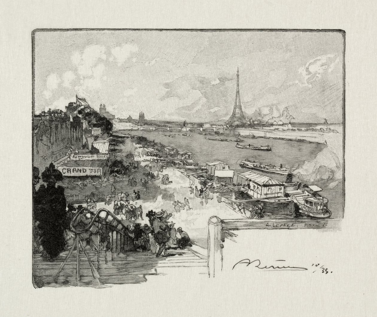 Daglig poäng av Auguste Louis Lepère