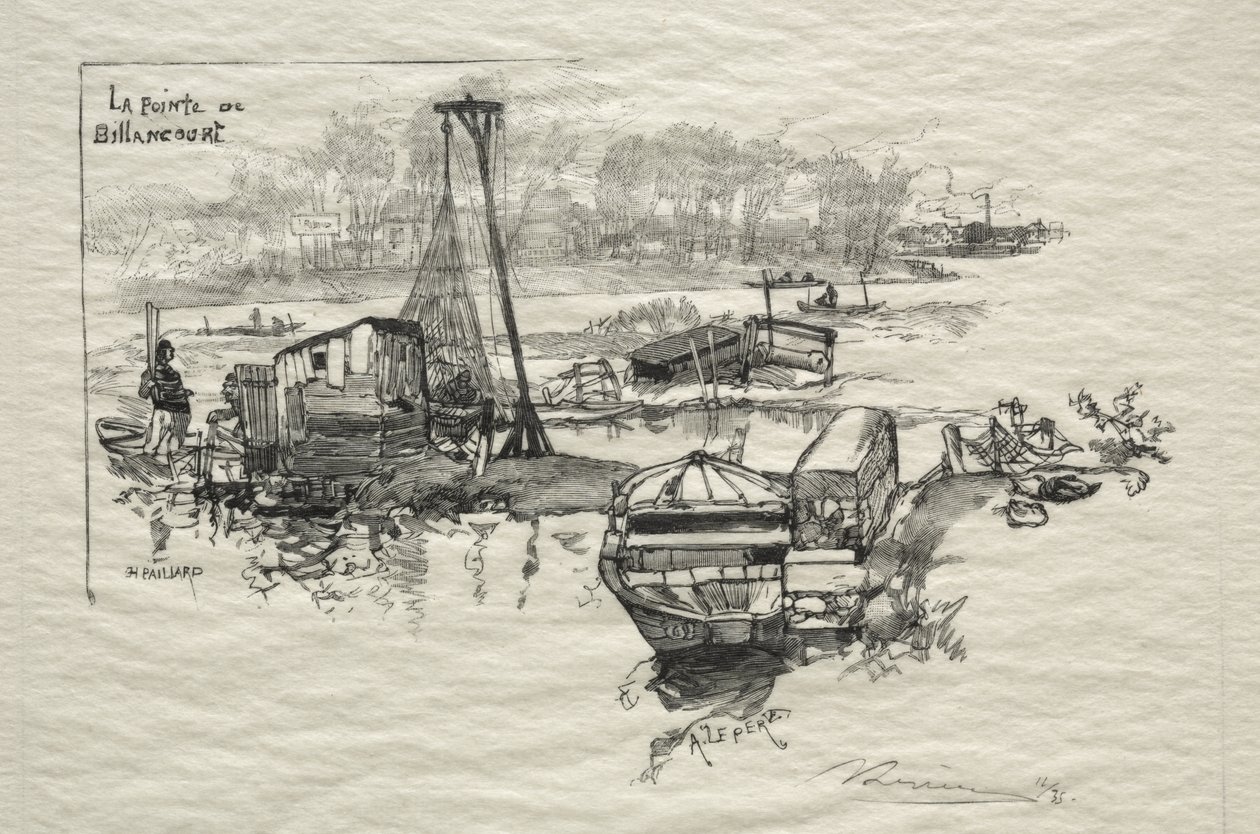 Point of Billancourt av Auguste Louis Lepère